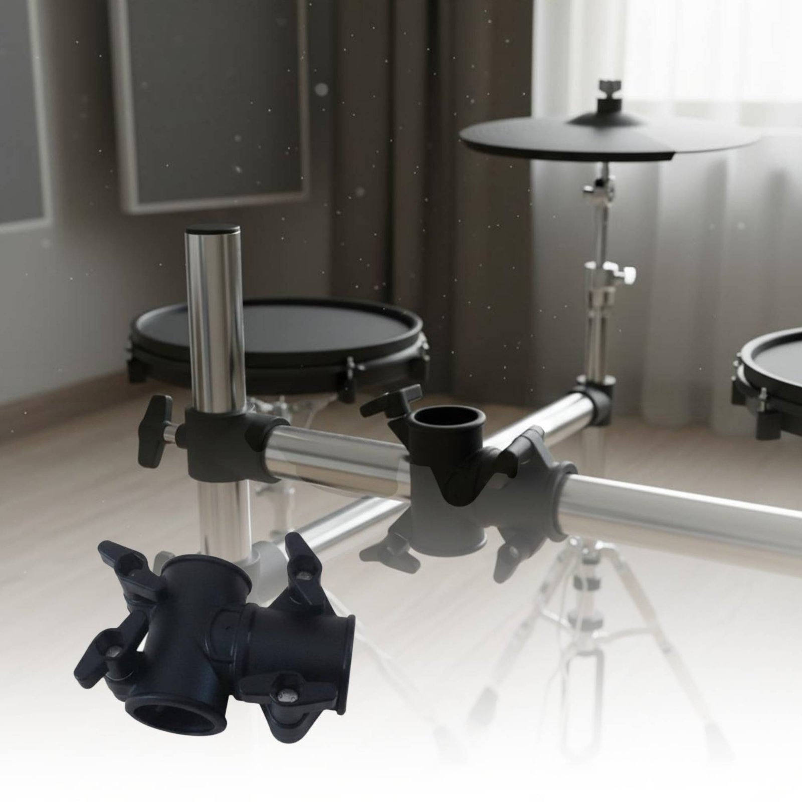 Electronic Drum Rack Stand - Connettore per Rack Batteria da 38mm,