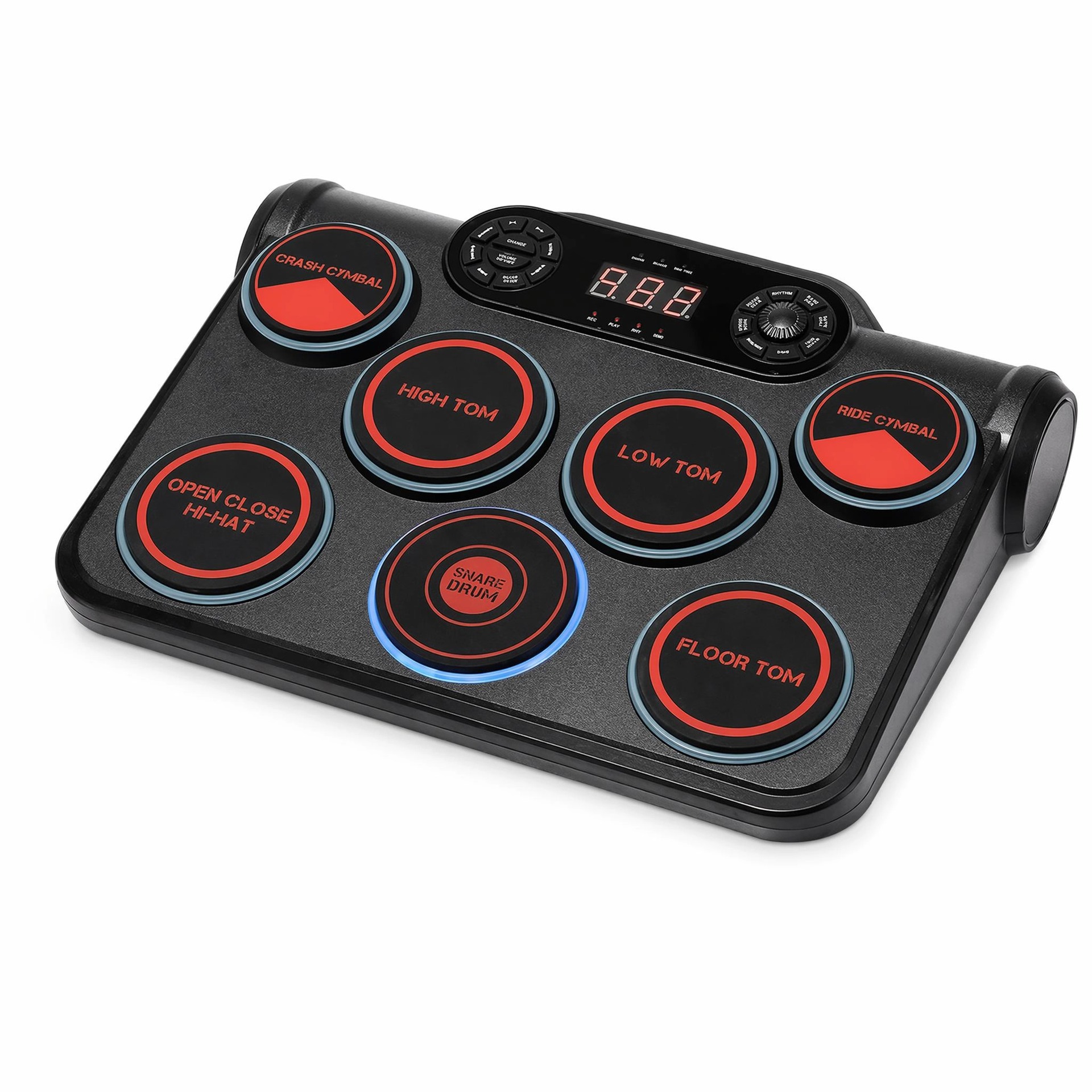 Electronic Drum Kit For Kids - Set di batteria elettronica portatile, strumento