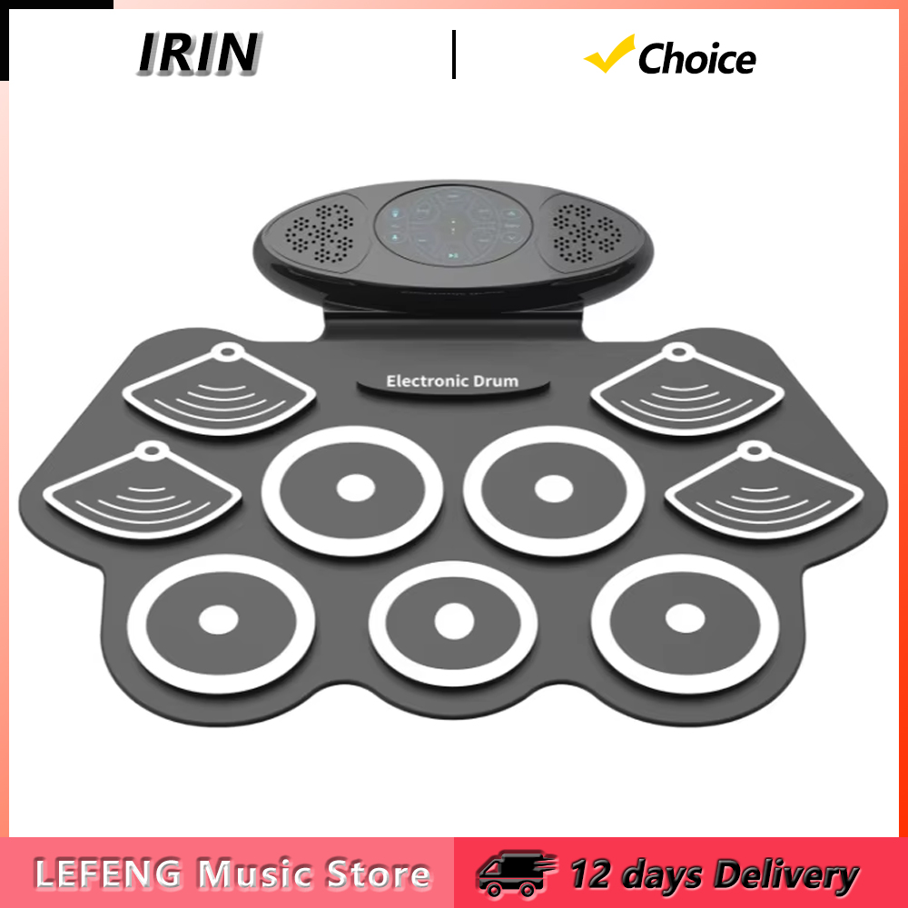 Electronic Drum Set Roll Up - Set di batteria elettronica IRIN con