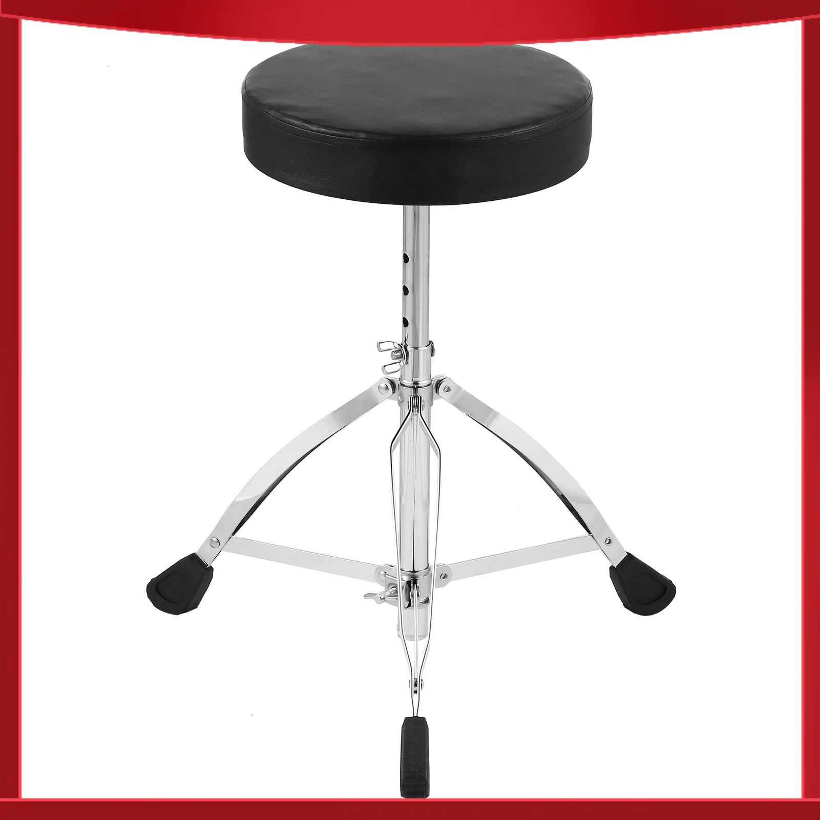 Drum Throne Adjustable - Sgabello Universale per Batteria AROMA, Sedile