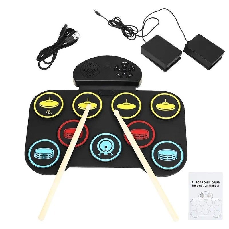 Kit di batteria portatile con  - Electronic Drum Kit For Kids recensione e prezzo