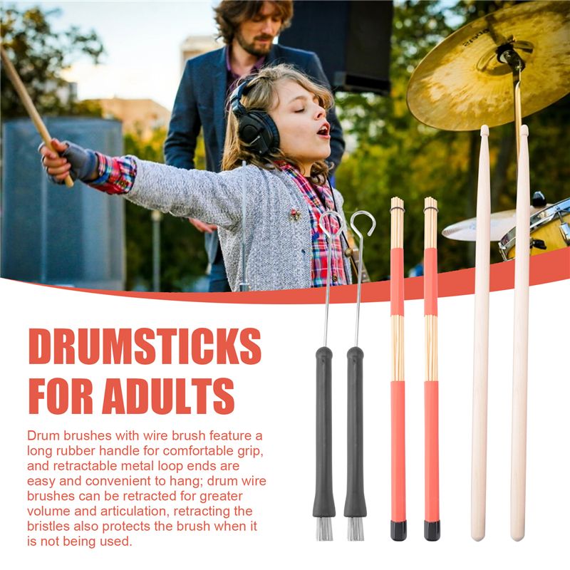 Set di Bacchette per Batteria, - Drumsticks 5A Maple recensione e prezzo