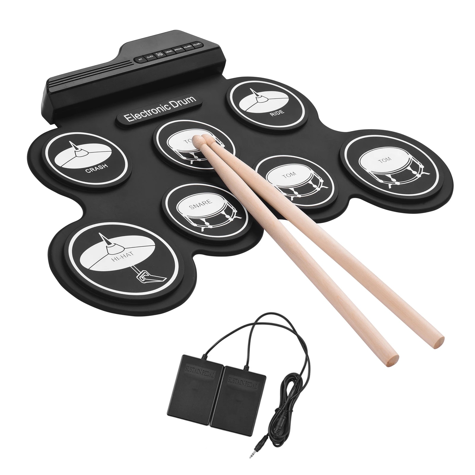 Batteria elettronica Set USB R - Electronic Drum Set Roll Up recensione e prezzo
