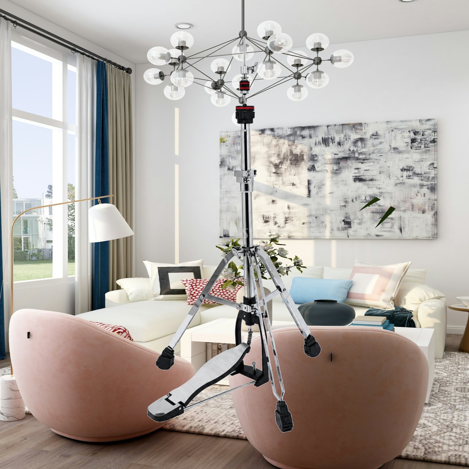 Supporto per Piatti Hi-Hat con - Electronic Drum Rack Stand recensione e prezzo